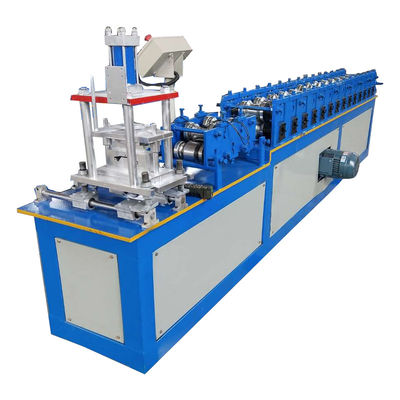 qualidade  Hotels Automatic Metal Roller Shutter Door Machine Sandwich Cut Slat Forming PU Foam Slats Rolling Machinery fábrica